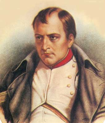 Наполеон в Фонтенбло.